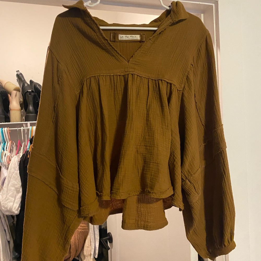 Free people bell sleeve top
